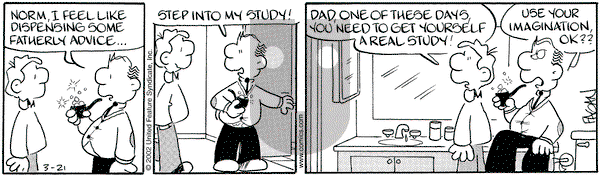 Drabble - Thursday March 21, 2002 Comic Strip