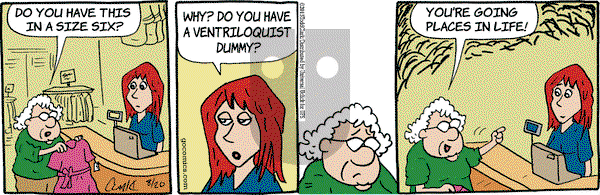 Lola on Thursday August 20, 2015 Comic Strip