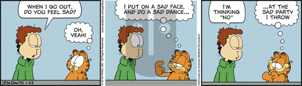 Garfield - Tuesday January 23, 2018 Comic Strip