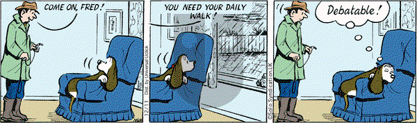 Fred Basset on Friday December 11, 2015 Comic Strip