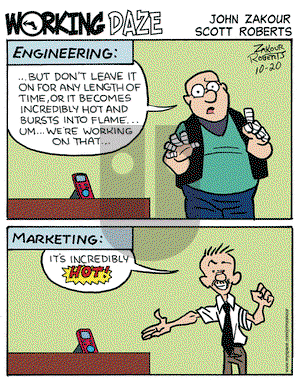 Working Daze on Monday October 20, 2008 Comic Strip