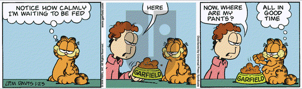 Garfield on Monday January 23, 2006 Comic Strip