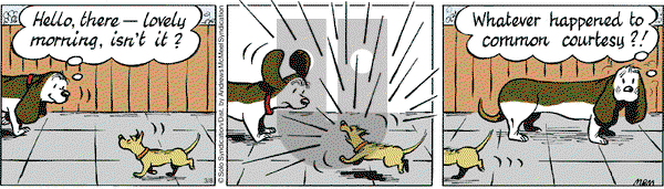Fred Basset on Thursday March 8, 2018 Comic Strip