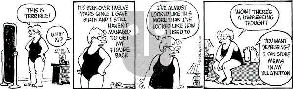 Betty on Monday October 20, 1997 Comic Strip
