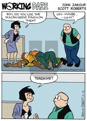 Working Daze on Tuesday May 12, 2009 Comic Strip