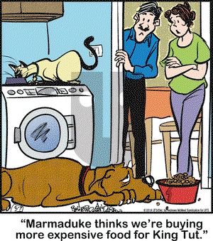 Marmaduke on Friday March 9, 2018 Comic Strip