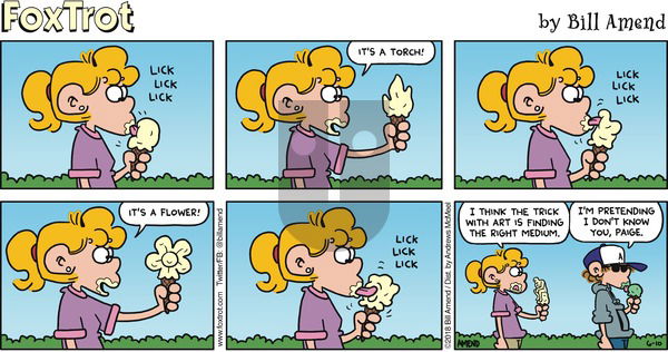 FoxTrot on Sunday June 10, 2018 Comic Strip