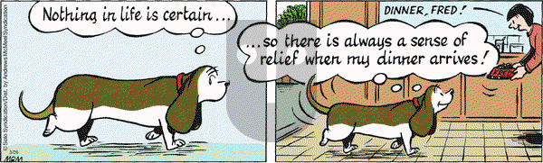 Fred Basset on Tuesday March 26, 2019 Comic Strip