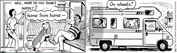 Fred Basset on Monday September 14, 2009 Comic Strip