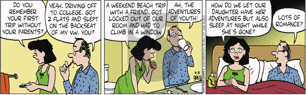 Luann on Friday April 8, 2016 Comic Strip