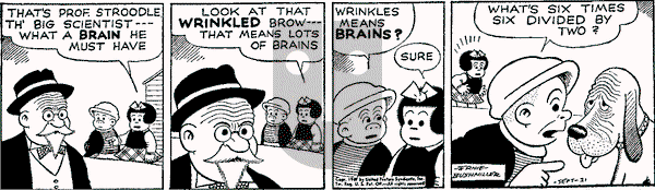 Nancy Classics on Wednesday September 21, 2016 Comic Strip