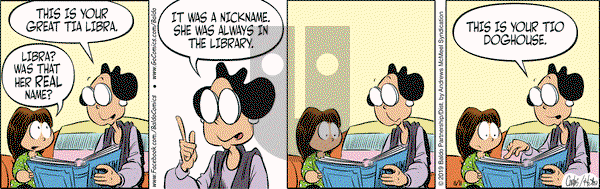 Baldo - Monday November 11, 2019 Comic Strip