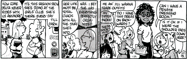 Luann on Monday January 29, 1990 Comic Strip