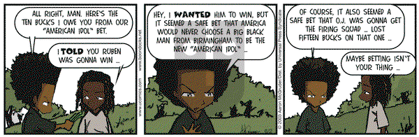 The Boondocks on Monday June 2, 2003 Comic Strip