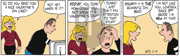 Luann on Tuesday February 14, 2006 Comic Strip
