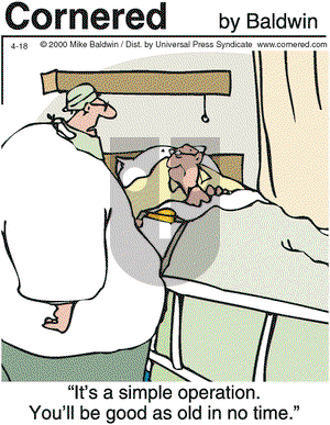 Cornered on Tuesday April 18, 2000 Comic Strip