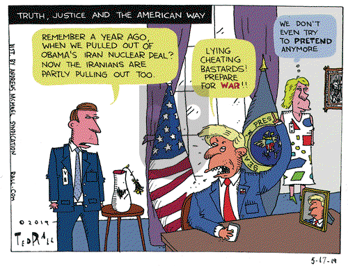 Ted Rall on Friday May 17, 2019 Comic Strip