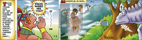 Alley Oop on Tuesday July 3, 2012 Comic Strip