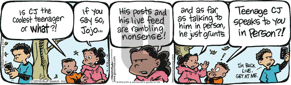 JumpStart on Thursday September 29, 2016 Comic Strip