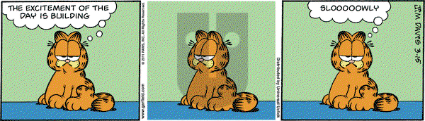Garfield on Tuesday March 15, 2011 Comic Strip