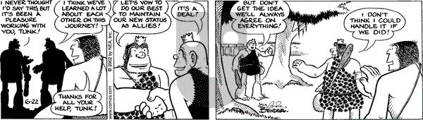 Alley Oop on Saturday June 22, 2002 Comic Strip