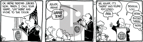 The Buckets on Thursday October 23, 2008 Comic Strip