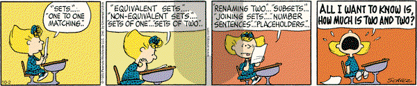 Peanuts - Tuesday October 2, 2012 Comic Strip