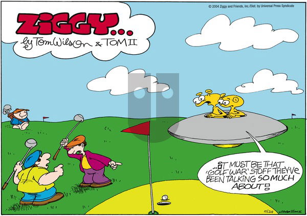 Ziggy on Sunday October 24, 2004 Comic Strip