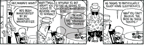 Monty on Wednesday August 15, 2001 Comic Strip