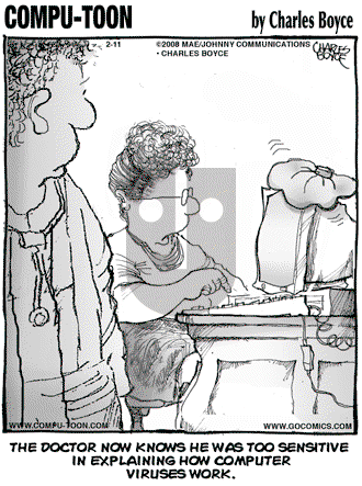 Compu-toon on Monday February 11, 2008 Comic Strip