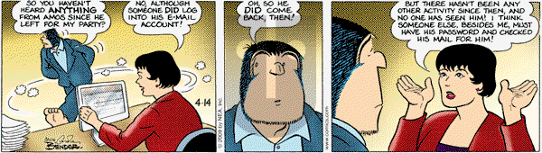 Alley Oop on Tuesday April 14, 2009 Comic Strip