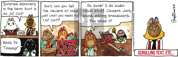 Breaking Cat News on Tuesday September 11, 2018 Comic Strip