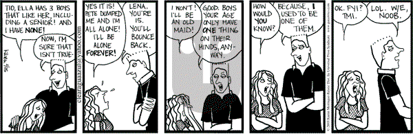 Clear Blue Water on Monday February 25, 2008 Comic Strip