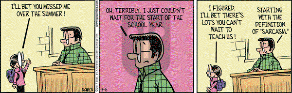 Grand Avenue on Wednesday September 6, 2017 Comic Strip