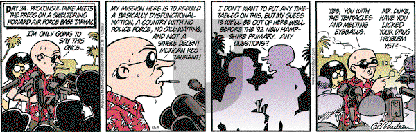 Doonesbury on Thursday December 21, 2017 Comic Strip