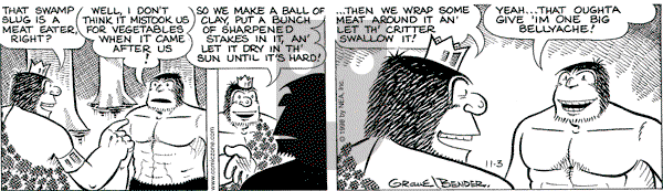 Alley Oop on Tuesday November 3, 1998 Comic Strip