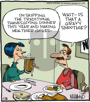 Reality Check on Thursday November 28, 2019 Comic Strip