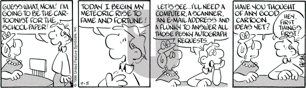 Drabble on Thursday September 5, 1996 Comic Strip