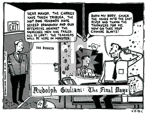 Ted Rall on Monday June 22, 1998 Comic Strip