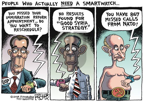 Rob Rogers on Sunday September 21, 2014 Comic Strip