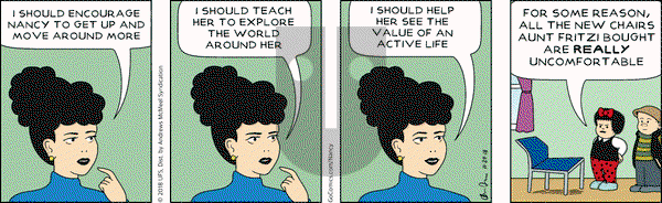 Nancy on Saturday November 24, 2018 Comic Strip