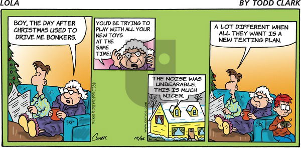 Lola on Sunday December 26, 2010 Comic Strip