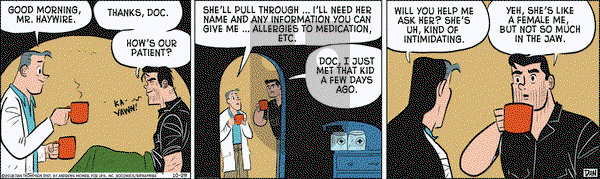 Rip Haywire on Monday October 29, 2018 Comic Strip