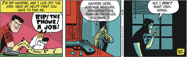 Rip Haywire on Monday February 9, 2009 Comic Strip