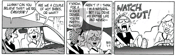 Luann on Wednesday May 9, 2001 Comic Strip
