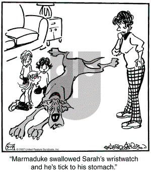 Marmaduke on Monday March 19, 2007 Comic Strip