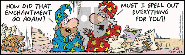 Frank and Ernest on Tuesday February 21, 2017 Comic Strip