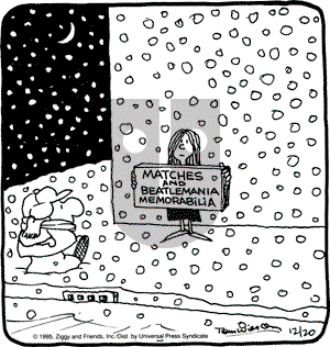 Ziggy on Wednesday December 20, 1995 Comic Strip