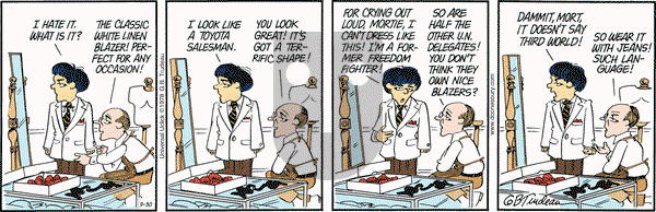 Doonesbury on Tuesday September 30, 2014 Comic Strip