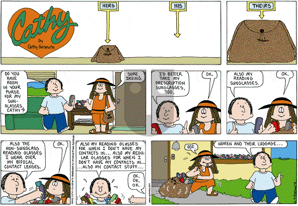 Cathy Classics - Sunday June 9, 2013 Comic Strip